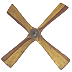 Wooden 'Windmill' Propeller - Click for the bigger picture