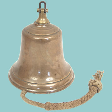 Large, Quality Brass Ship's Bell - Click for the bigger picture