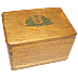 Small Oak Fitted Tobacco Box - Click for the bigger picture