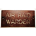 Air Warden Bakelite Door Plaque - Click for the bigger picture